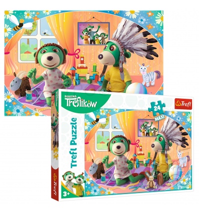 Puzzles - "24 Maxi" - Let's have fun together! / Studio Trefl Rodzina Treflikow [14319]