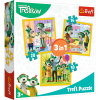 Puzzles - "3in1" - It's fun together / Studio Trefl Rodzina Treflikow [34850]