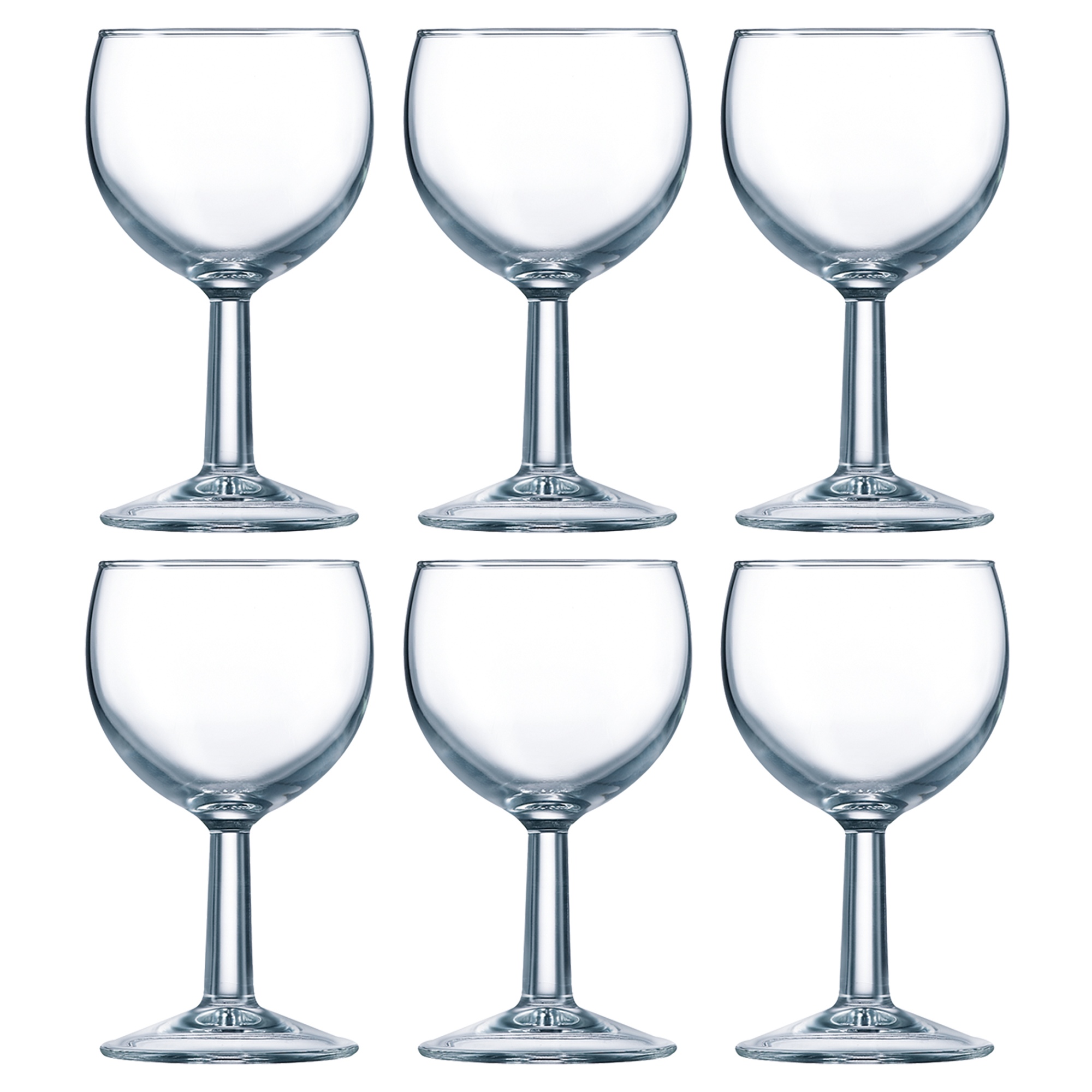 Luminarc Ballon 190ml Stemmed Red White Wine Glasses Drinking