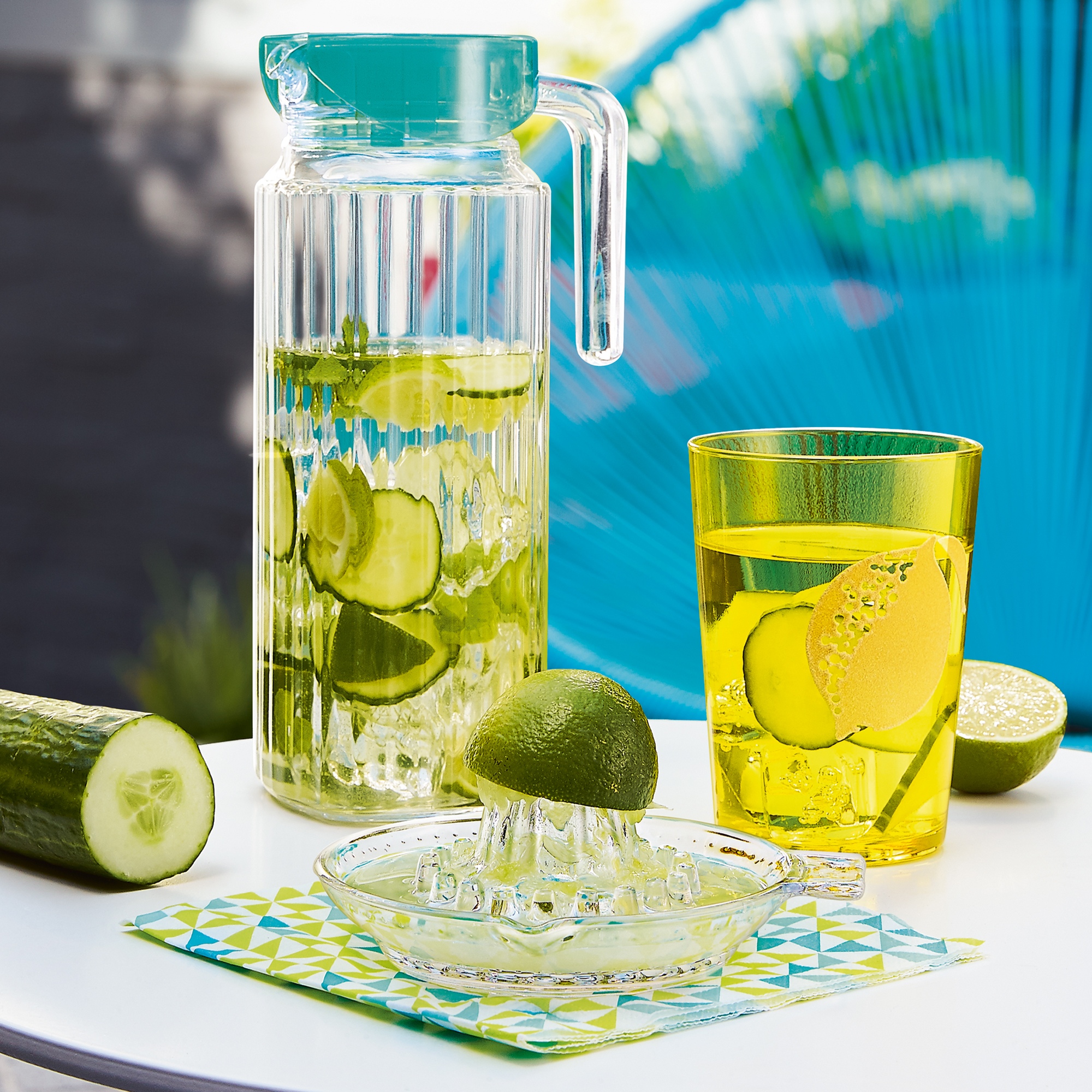 Luminarc Glass Lemon Squeezer Hand Press Manual Fruit Press Citrus