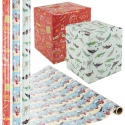 12m Christmas Wrapping Paper Rolls