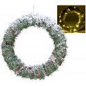 40cm Christmas Wreaths with LED Lights [134166]