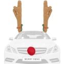 28cm Car Reindeer Antlers & Nose Set [218870]