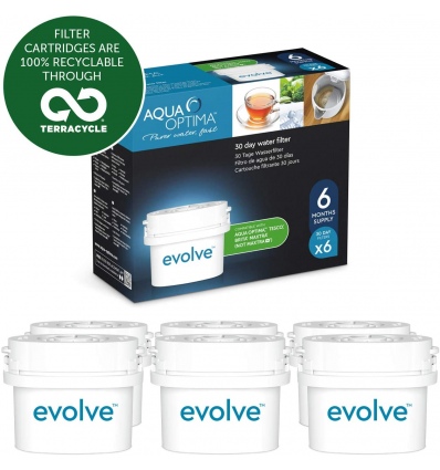 Aqua Optima Evolve Universal Water Filters - 6 Pack