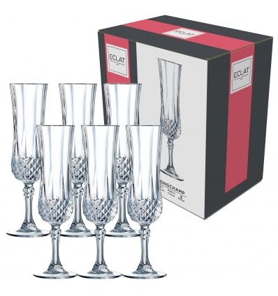 Single Longchamp 140ml Crystal Champagne Flute [564273]