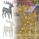 LED Light Up Standing Reindeers