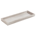 Gray Wooden Tray Washed Design [695222]