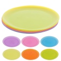 6 PCS Colourful Plastic Plate Set [538956]