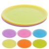 6 PCS Colourful Plastic Plate Set [538956]