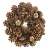 Glitter Pinecone Wreath 26cm
