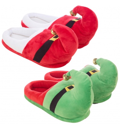 Christmas Slippers With Bells
