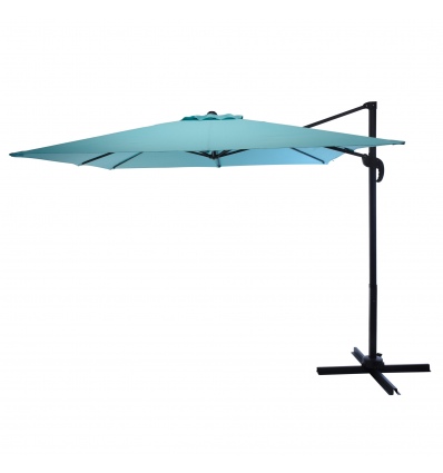 250cm Diameter Light Blue Free Pole Parasole Umbrella [560497]