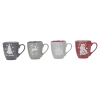 4 Pc Stoneware Mug Set [127922]