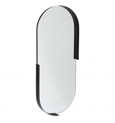 Black Oval Mirror 25x60cm [630040]