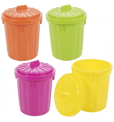 Neon Dustbin With Lockable Lid [978996]