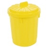 Neon Dustbin With Lockable Lid [978996]