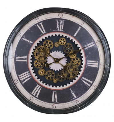 76.5cm Wall Clock with Cogs [584619]