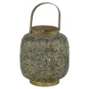 Green Antique Tealight Holder Lantern [701135]