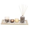 5 Pcs Fragrance Gift Set on Rectangle Wood Tray [654367]