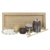 5 Pcs Fragrance Gift Set on Rectangle Wood Tray [654367]