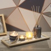 5 Pcs Fragrance Gift Set on Rectangle Wood Tray [654367]