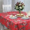 Floral Design Christmas Tablecloth 180x130cm [632159]