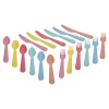 18 Pcs Colourful Plastic Cutlery Set  [912586]