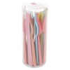 18 Pcs Colourful Plastic Cutlery Set  [912586]