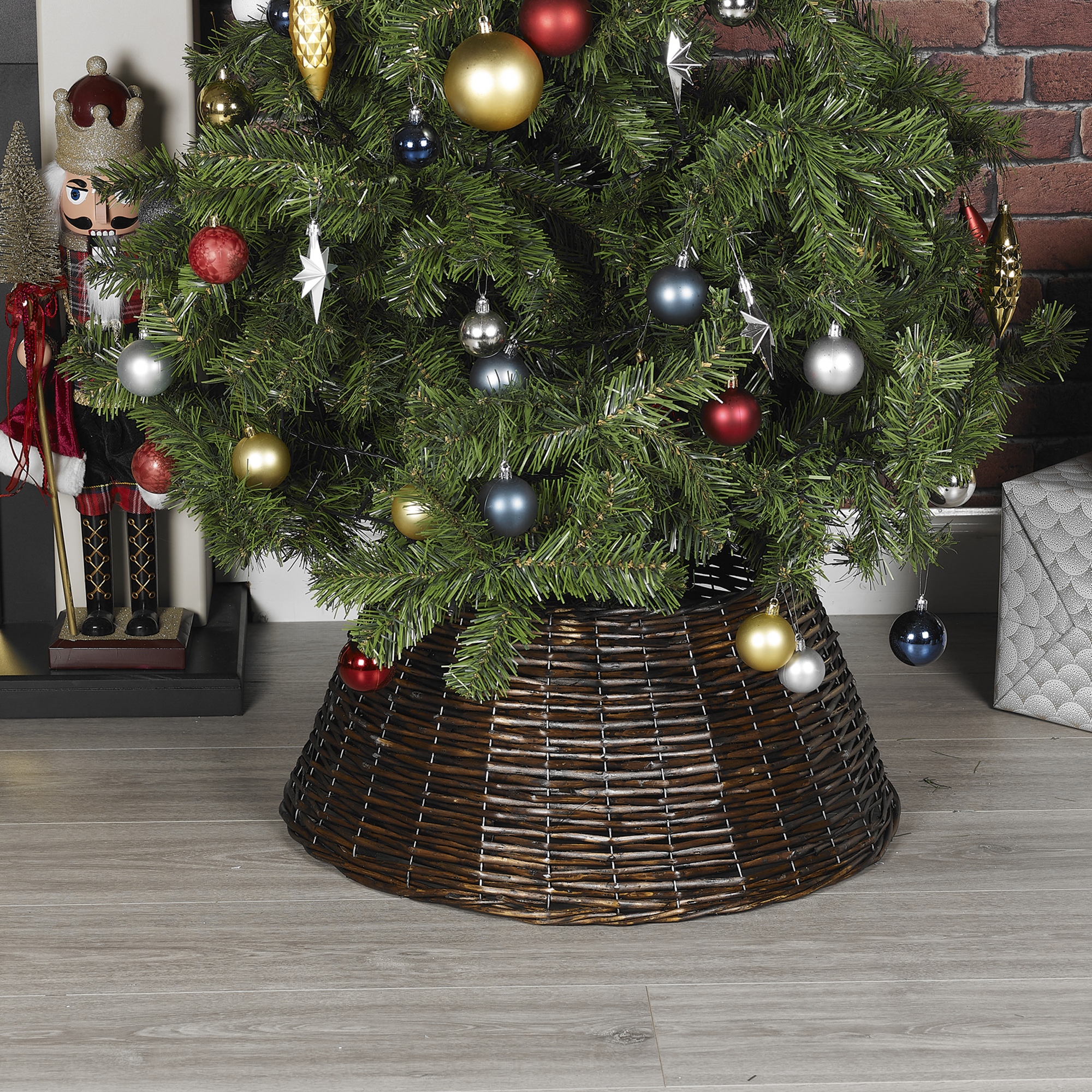 Christmas Natural Large Willow Wicker Woven Rattan Tree ...