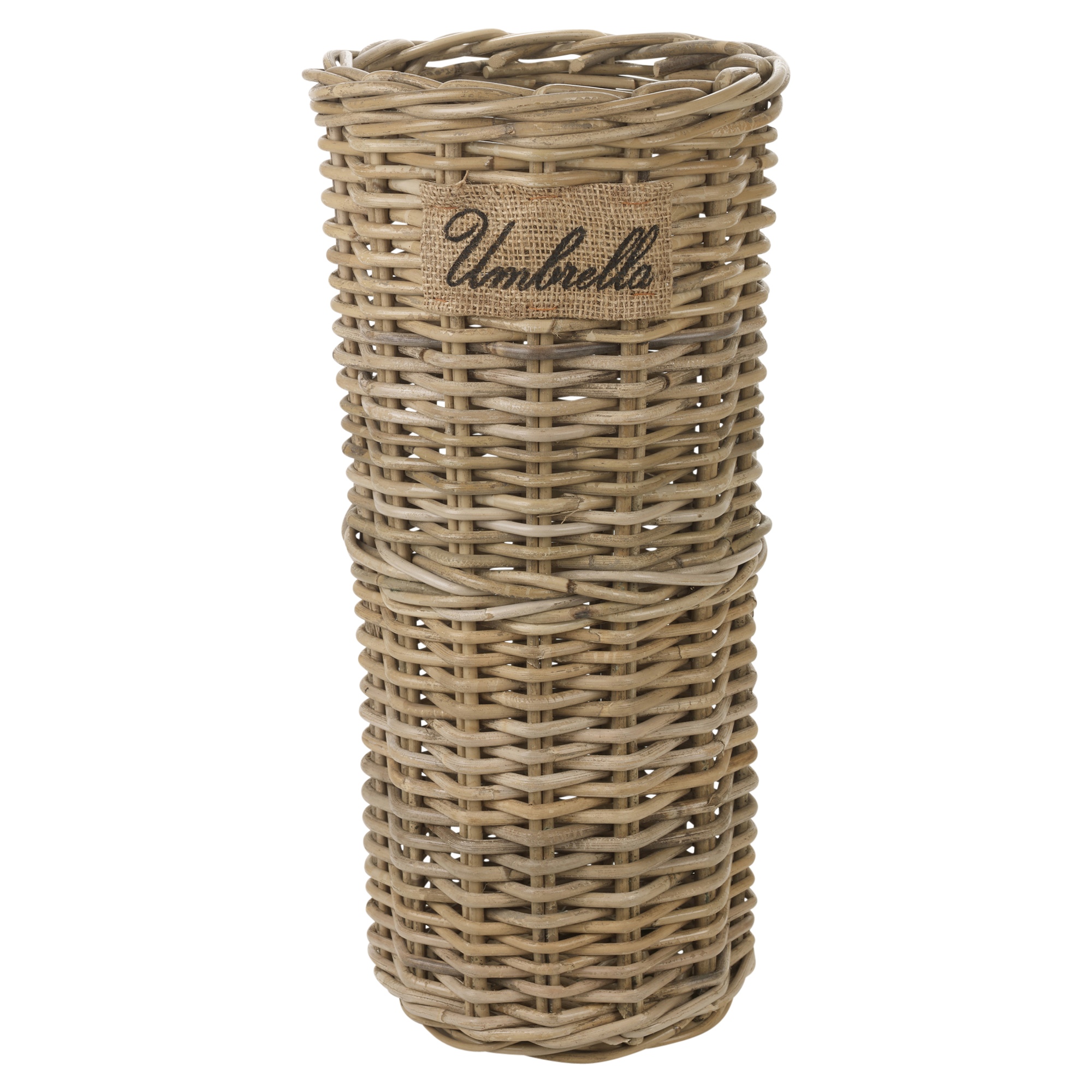 Kubu Rattan Wicker Weave Umbrella Stand Brolly Storage Basket Holder