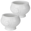 2 Pc Tish Bowl Set With Face [799261]