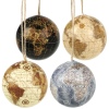 Hanging World Globe Baubles 4 Ass [551574]