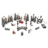 25pc Mini Christmas Village scene Set With Light Up House [335494]