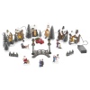 25pc Mini Christmas Village scene Set With Light Up House [335494]