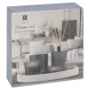 5 Pcs Fragrance Gift Set on Round White Wooden Tray [654343]