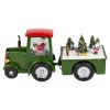 Christmas Scene Light Up Tractor With Trailer [695216]