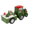 Christmas Scene Light Up Tractor With Trailer [695216]