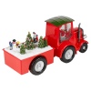 Christmas Scene Light Up Tractor With Trailer [695216]