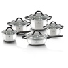 10 Pcs Cookware Set Gourmet Line Copper