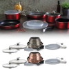 12 Pc Space Saving Cookware Set With Lids