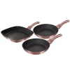 Berlinger Haus 3 Pc Frying Pan Set  With Grill