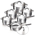 Gourmet Line 12 Pcs Jumbo Cookware Set [746619]