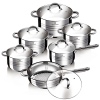 Gourmet Line 12 Pcs Jumbo Cookware Set [746619]