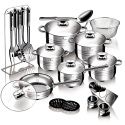 Gourmet Line 27 Pcs Stainless Steel Jumbo Cookware Set [769991]