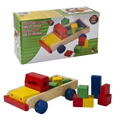 13pcs Wooden Truck Set [353326]