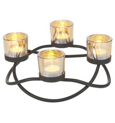 4 PCS Round Tealight Holder [155291]