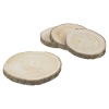 Wooden Decor Slices 4 Pcs Set [339062]