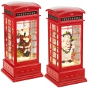 LED Red Phone Booth Christmas Decoration [695179]