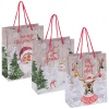 18x23cm Christmas Gift Bags with Rope Handles