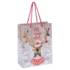 18x23cm Christmas Gift Bags with Rope Handles